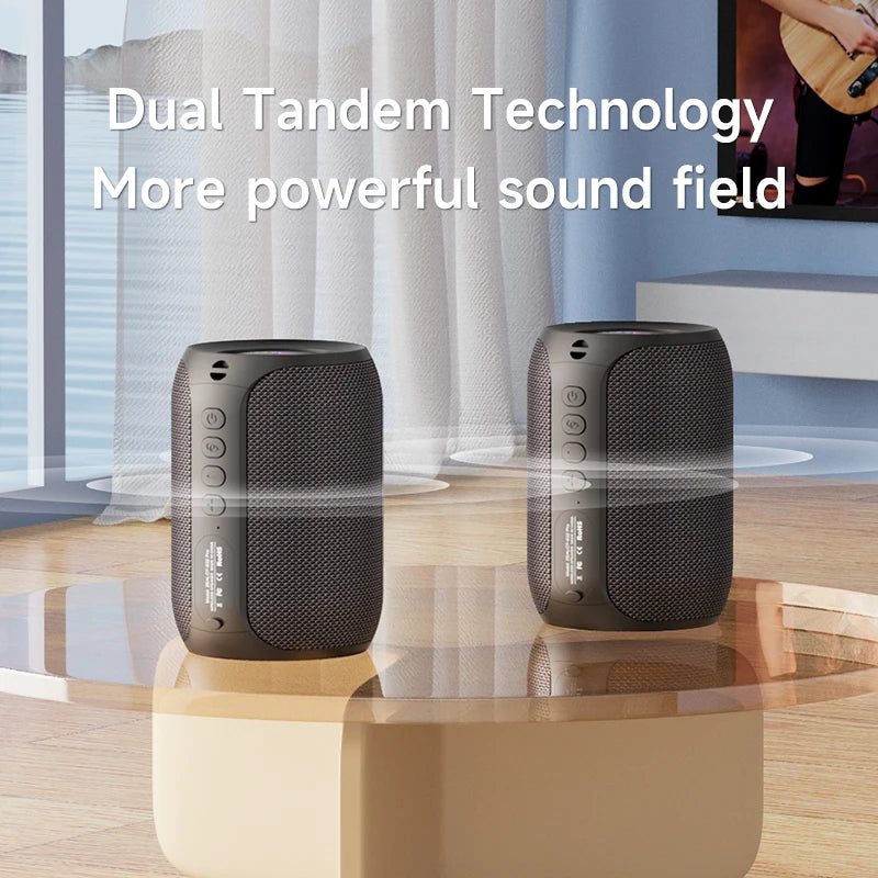 Potente altavoz Bluetooth Zealot-S32PRO, inalámbrico con graves, luz LED, para exteriores, subwoofer, resistente al agua.