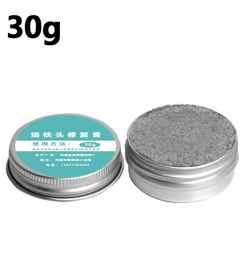 Soldering Iron Tip Refresher Non-stick Tin Solder Cream Clean Paste  Oxide Head Resurrection Paste Enhances Welding Efficiency