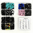 800pcs-100Pcs Car Fastener Clip Kit Fender Rivet Plastic Clips Auto Body Push Retainer Pin Rivet Bumper Door Trim Panel Repair