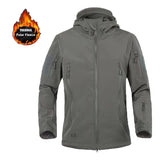 Men's Winter Softshell Jackets Tactical Pants Camping Hiking Hunting Fishing Fleece Hoodie Coats S-5XL Cargo Outdoor Trousers