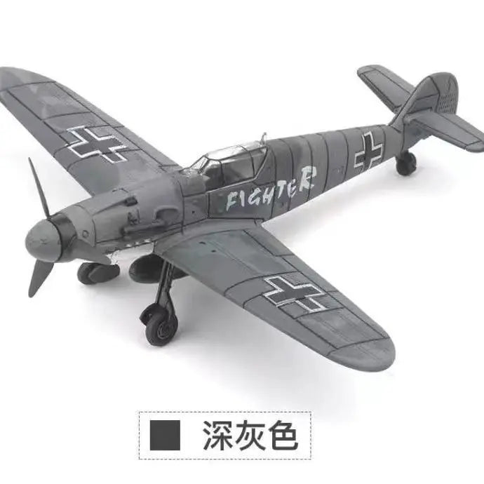 1/48 Scale WWII AirForce P-40 Tomahawk Military Flying Tigers P51 MUSTANG F4U BF109 Fighter Model Collection DIY Puzzle Toys