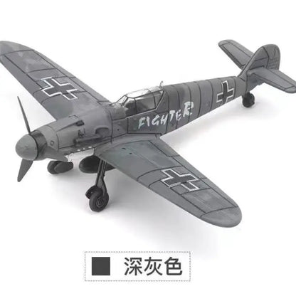 1/48 Scale WWII AirForce P-40 Tomahawk Military Flying Tigers P51 MUSTANG F4U BF109 Fighter Model Collection DIY Puzzle Toys