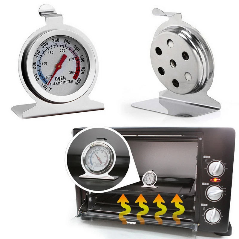 Universal Baking Food Meat Temperature Stainless Steel Oven Thermometer Gauge Microwave Cooker BBQ Temperature Measure Instrument