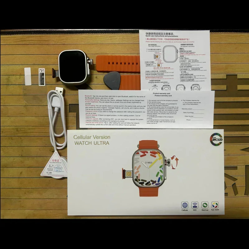 CDS9 5G Smartwatch: Android Smartwatch | 2.2" AMOLED HD | 180° Rotating Camera | 4G & GPS