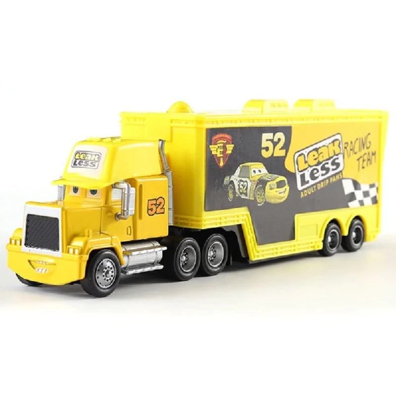 Disney Pixar Cars 2 3 Toys Lightning McQueen Truck Jackson Storm Uncle Mack 1:55 Diecast lorry trailer Model Child kids Gift