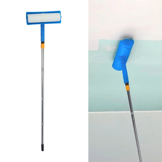 Anti-Splashing 10-Inch Ceiling Paint Roller, Adjustable Home Ceiling Paint Roller, Wide Application with Roller for Window