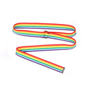 7-color Rainbow D-clip Women Ultra-long Casual Versatile Summer Waist Belt Fashionable Commuting Style Iron Buckle