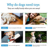 Juguete chirriante para perros pequeños y medianos, suave peluche masticable con forma de animal, resistente a mordeduras, cuerda de algodón, suministros para mascotas.