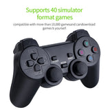 Consola de videojuegos Stick Lite 4K HD M8 de 64 GB con doble mando inalámbrico para 10 000 juegos retro, regalo de Navidad para niños.