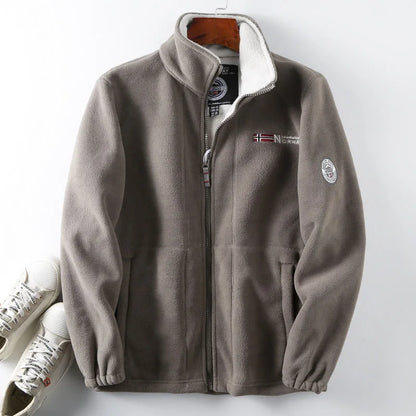Chaqueta informal de marca FGKKS 2023 para hombre, chaqueta de lana gruesa, diseño de alta calidad, chaqueta cálida de moda para hombre