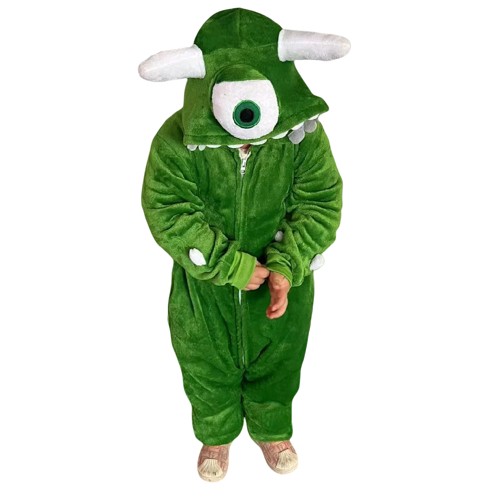 Cartoon Kigurumi For Children Kids' Animal Onesie Pajamas Dog Wolf Dragon Dinosaur Halloween Carnival One-piece Costume Homewear