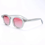 Polarized Sunglasses for Men and Women, UV400 Johnny Depp Lemtosh Style, Retro Acetate Frame, Eyeglasses Eyewear for Men