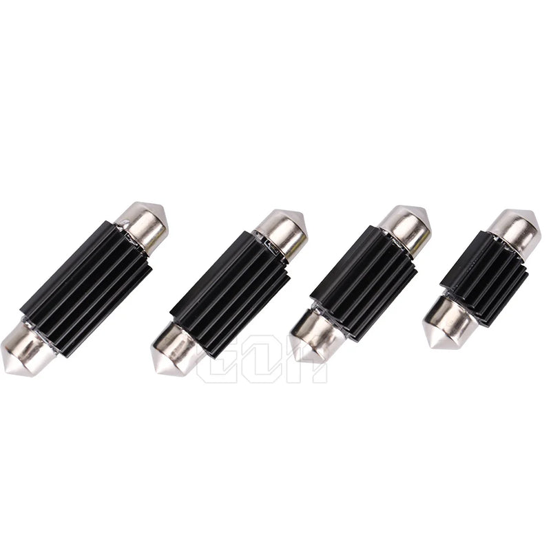 Festón LED 8 Smd, 31Mm, 36Mm, 39Mm, 41Mm, Canbus C5W, sin errores, 2835, 3030, bombillas blancas de lectura para interiores, lámparas de cúpula, 2 uds.