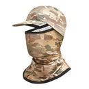 Gorro con capucha y protector solar para la cara, protección UV, de seda fría, para hombres y mujeres, ciclismo, escalada, correr, protector solar, capota de montar