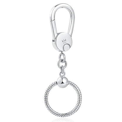 Novo amor coração zircão pingente colar original pandora diy feminino chaveiro jóias decoração pulseira acessórios charme contas