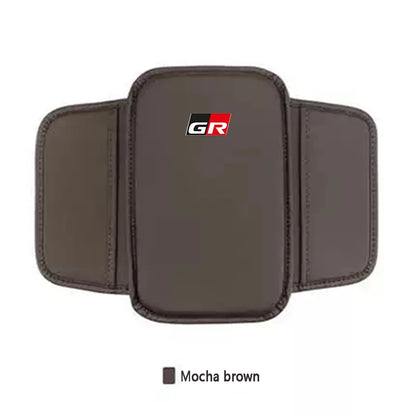 Car Center Console Protector Cover Universal Leather Car Armrest Box Cushion Pad for Toyota harrier GR Hilux Auto Accessories