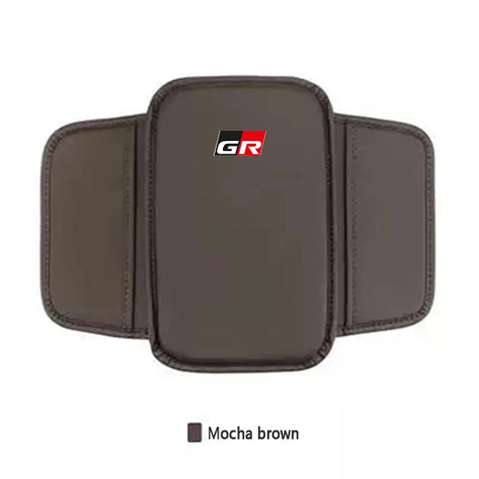 Car Center Console Protector Cover Universal Leather Car Armrest Box Cushion Pad for Toyota harrier GR Hilux Auto Accessories
