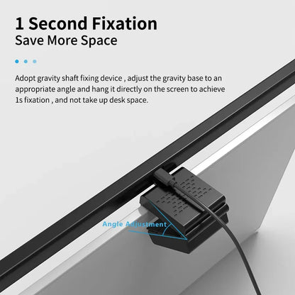 Barra de luz led para monitor, tela regulável stepless, luz suspensa, 50cm, lâmpada de mesa para cuidados com os olhos, lâmpada de mesa alimentada por usb para trabalho, laptop