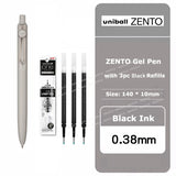 uniball ZENTO Standard 0.38/0.5mm Gel Pens,Water-Based Smooth Writing Roller Ball Pens Fit for a variety of occasions Stationery
