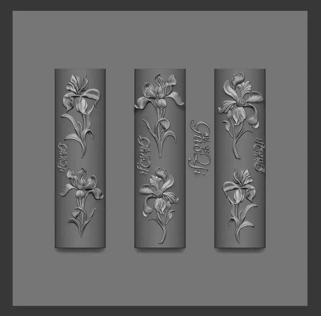 1pc Bowknot Candles Jellyfish Shell Rose Leaf  3D Acrylic Mold Nail Art Decoration Nails DIY Design Silicone  Nails Mold