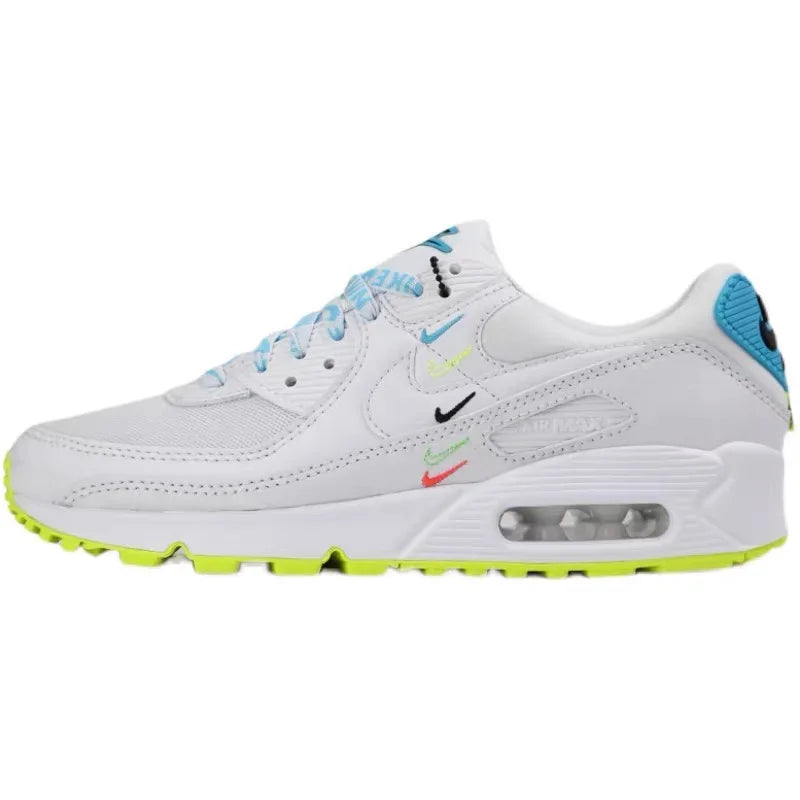 Nike AIR MAX 90 Classic Infrared Black White Mens Womens Comfortable Outdoor Sports Sneakers Running Shoes 40-45