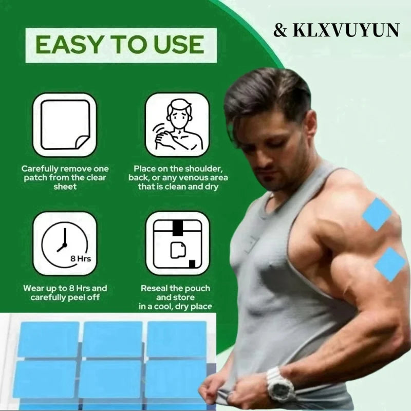 Taurine + Creatine Monohydrate Transdermal Patches, Muscle Strength, Focus, Memory - Best Creatine for Muscle Growth