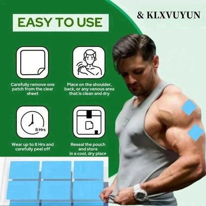 Taurine + Creatine Monohydrate Transdermal Patches, Muscle Strength, Focus, Memory - Best Creatine for Muscle Growth