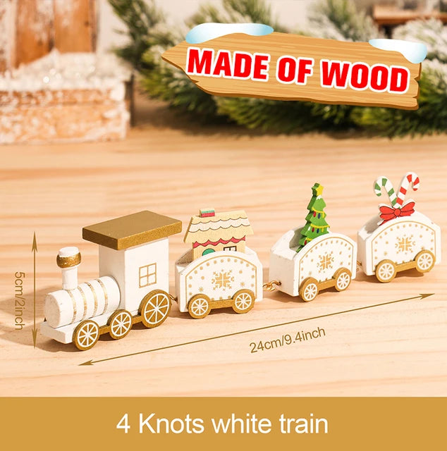 Christmas Train Decorations for Home, Merry Christmas Ornament, Noel Gifts, Happy New Year, 2025, 2024 
