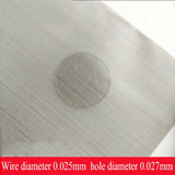 4-500mesh Stainlessy Steel Mesh Filter Net Filter Metal Net Filtration Woven Wire Sheet Screening Filter Home Kitchen Strainers