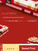 Li-Ning Women RED HARE 8 PRO Racing Running Shoes BOOM FIBER Cushion GCR LOC Sport Shoes Wearable Breathable Sneaker ARPV006