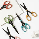 Color Scissor Stainless Steel Blade Safe Design Paper Cutting Scissors for Fine Art Diary Album Craft Office School Supplies