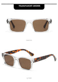 Light Luxury Square Sunglasses Minimalist Design Elegant Unisex Uv400 Protection Sun Glasses 9017