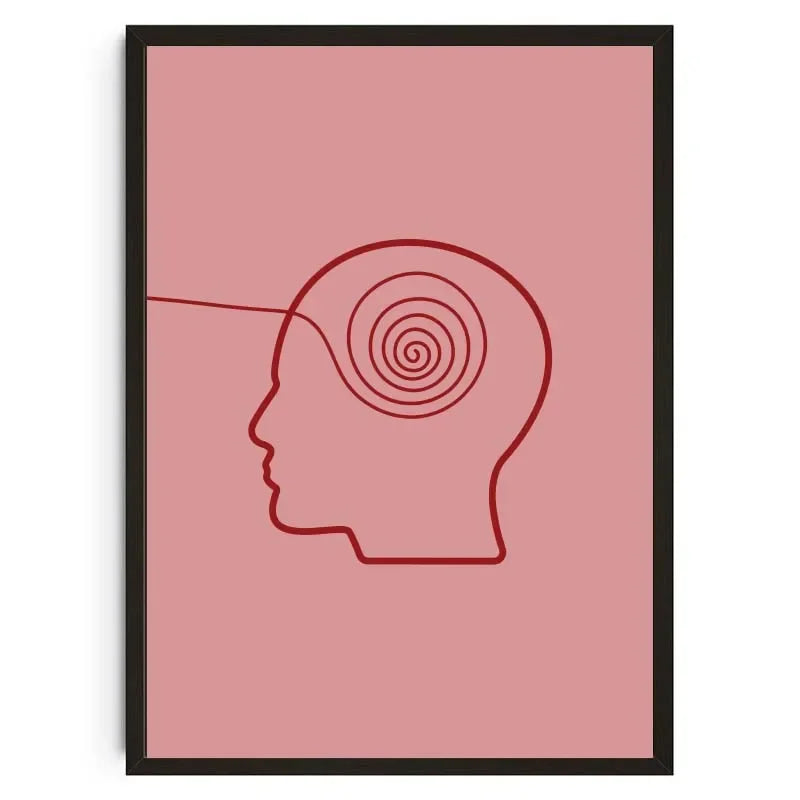 Be Kind To Your Mind Mental Health Psychological Canvas Posters Inspirational Quotes Wall Art Printed Picture Therapy Home Decor