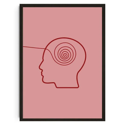 Be Kind To Your Mind Mental Health Psychological Canvas Posters Inspirational Quotes Wall Art Printed Picture Therapy Home Decor