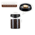 Coffee Beans Vacuum Sealed Tank Transparent Glass Food Storage Jars Household Moisture-proof Air Extraction Airtight Container