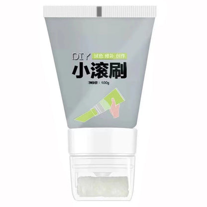 100g White Pink Wall Small Roller Brush Paint Interior Wall Repair Household Wall Graffiti Repair Environmental Protection Paint