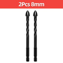 Cross Hex Tile Drill Bit For Glass Concrete Ceramic Tile Hole Opener Tunsten Carbide Hard Alloy Bits Set Tools 3 4 5 6 8 10 12mm