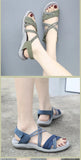 New 2025 Sports Sandals Rubber Velcro Large Size Women's Shoes Casual Comfortable Breathable Simple Summer Middle-Aged People