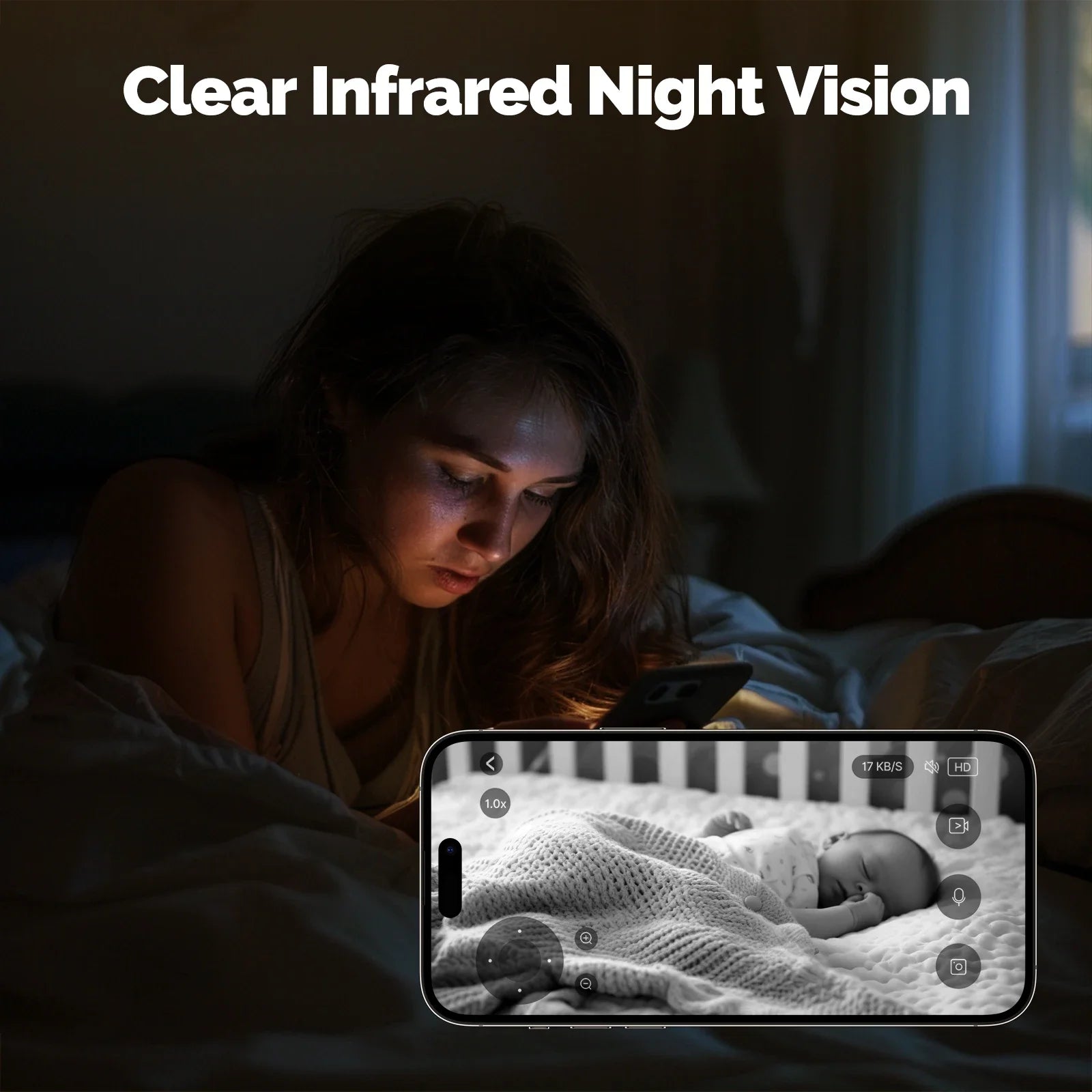 MOESTuya WiFi Indoor Pan/Tilt Smart Security Camera 4MP HD Infrared Night Vision Motion Sound Detection Panoramic Patrol Monitor
