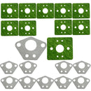 20Pcs Carb Gasket For 40-5 43cc 49cc 52cc CG430 CG520 BC430 BC520 Trimmer Brushcutter Engine Accessories Garden Tool Parts