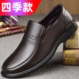 Leather Men Formal Shoes Luxury Brand 2025 Men's Loafers Dress Moccasins Breathable Slip-on Black Driving Shoes Plus Size 38-46
