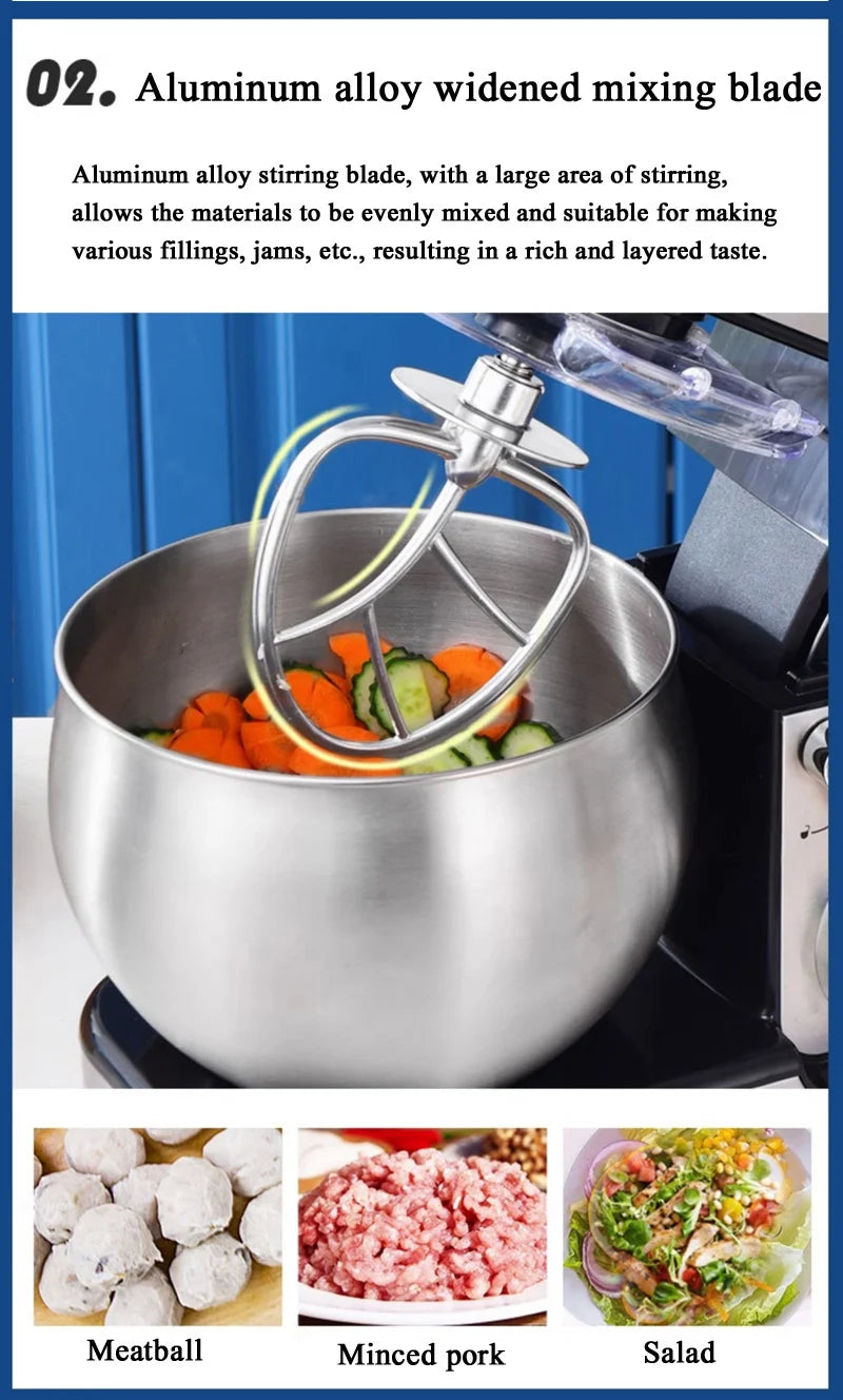 Culinary Robots Candy Home Food Processing Electric Meat Grinder Mixer Kitchen Mixers Appliances Blender the Dough Machine