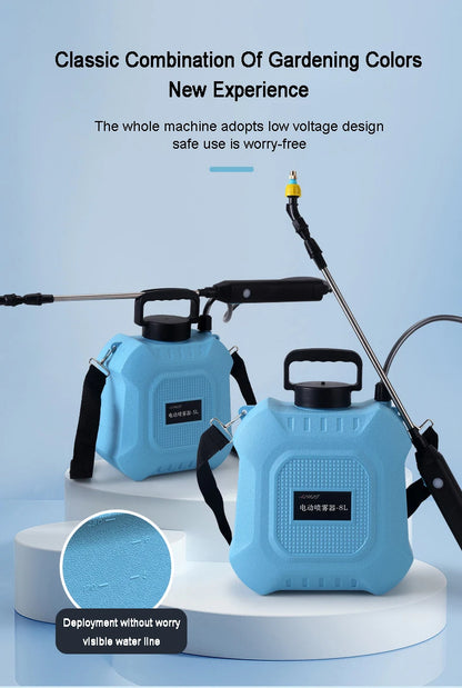 Portable Multi-purpose High Pressure Disinfection Spraying Machine Ultra Long Endurance Electric Sprayer for Farms Orchard 5L/8L