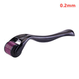Derma Roller para pele, barba e cabelo, Needle-Micro Face Roll Tool, 540 agulhas para crescimento facial, corporal e capilar, 0.2mm, 0.25mm, 0.3mm