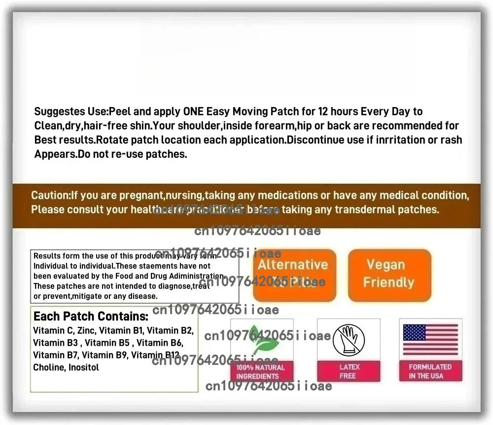 Creatine Monohydrate Transdermal Patches for Muscle Growth, Increased Strength, Enhanced Energy Output 30 Patches