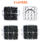 Auto Plastic Bumper Fastener Rivet Retainer Push Type Engine Cover Fastener Fender Car Door Trim Panel Clip