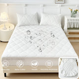 Bedspreads Cover Fitted Bed Sheets Waterproof Mattress Coverlets Elastic Band Protector Pads for Single/Double/King/Queen Bed
