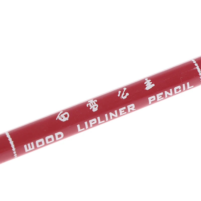Professional Wood Lip liner Waterproof Lady Charming Lip Liner Soft Pencil Makeup Women's Long Lasting Cosmetic Tool 28Color