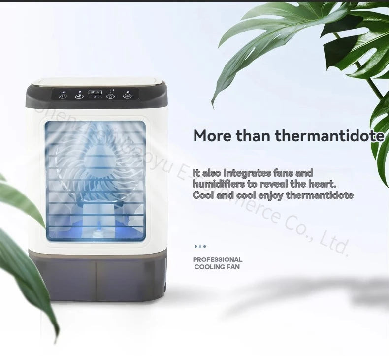New Household Air-conditioning Fan, Mini Electric Fan in Dormitory, Small Air-conditioning Office, Small Movable Air Cooler