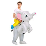 Adult Rooster Inflatable Costume Funny Unicorn Elk Animals Inflatable Suit Halloween Carnival Half Body Blow Up Suit for Cosplay